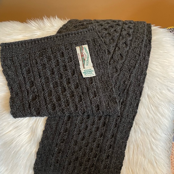 Aran Crafts Charcoal Cowl Neck Sweater - Picture 10 of 11